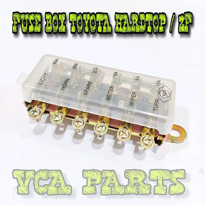 FUSE BOX TOYOTA HARDTOP / 2F