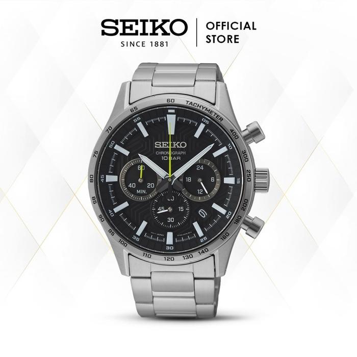 Jam Tangan Pria Seiko Chronograph SSB413 SSB413P1 Sapphire Stainless