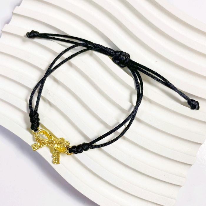 Gelang pita emas - gelang tali emas palsu Gold