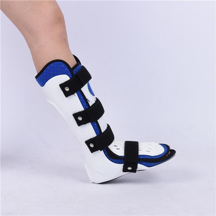 Afo Sepatu Patah Tulang Kaki Tinggi 23-40 Cm Dengan Pelat Pelindung Penyangga Tulang Kaki Pengganti