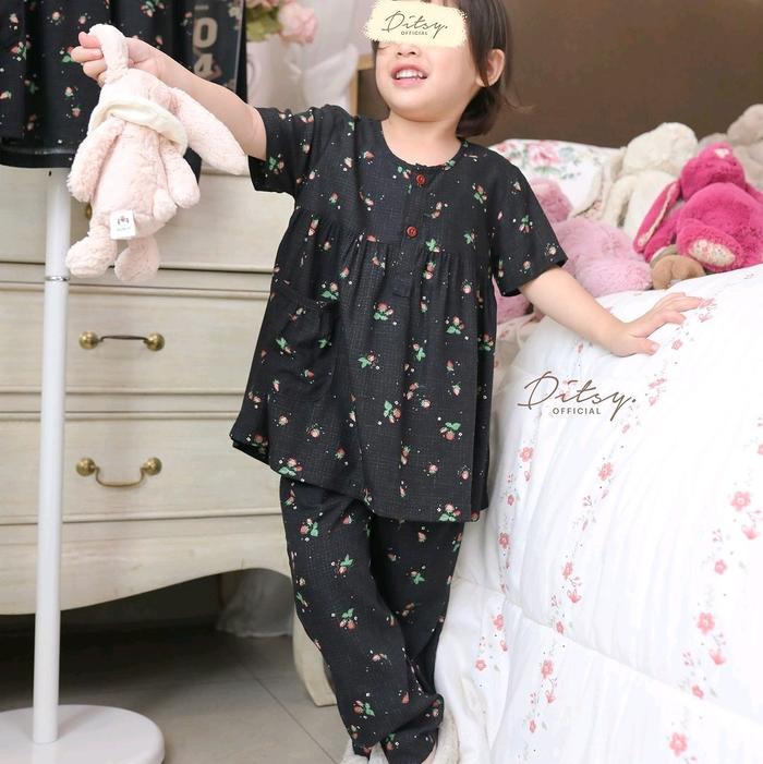 DITSY OFFICIAL LITTLE AARBEI PAJAMAS SIZE 1 VISCOSE PREMIUM SLEEPWEAR