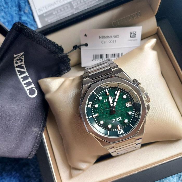 Jam Tangan Citizen Series 8 890 Green Dial NB6060-58X