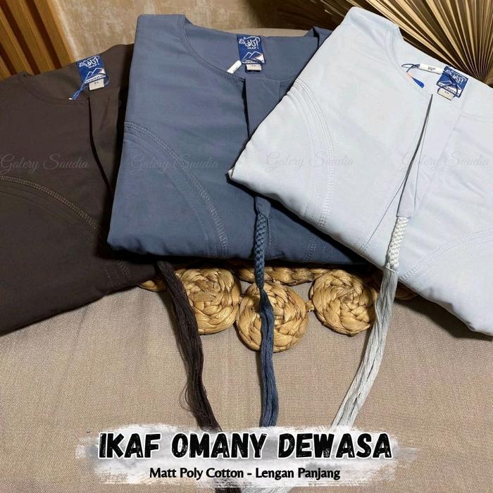 Jubah ikaf Omani dewasa