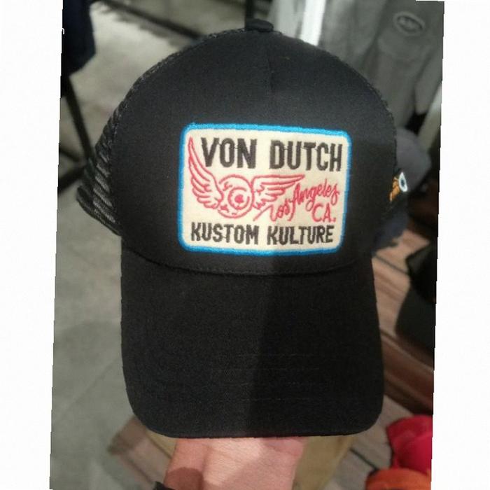 TOPI VON DUTCH ORIGINAL - TRUCKER - BLACK | Hot Item