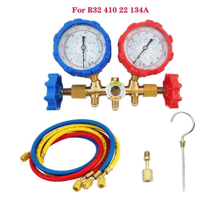 For R410A R32 R404A R134A Refrigerant Manifold Gauge Air Condition