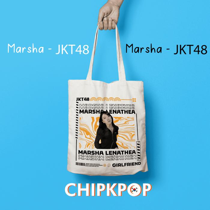 [PAKET SET MARSHA] [JKT48] I TOTEBAG OSHI MARSHA JKT 48 FANMADE BISA COD I TOTEBAG JKT 48 OSHI MARSH