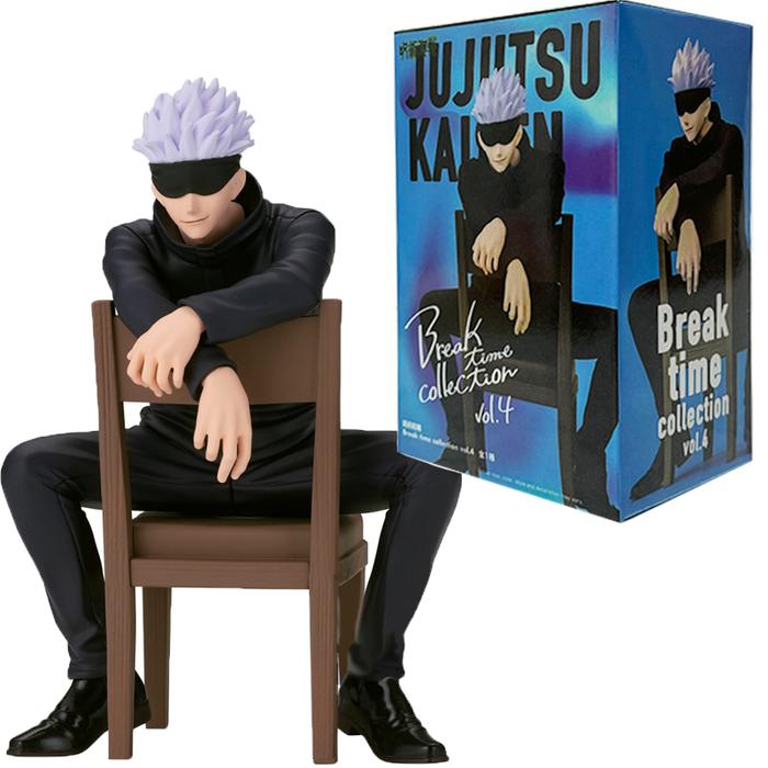 11cm New Gojo Satoru Anime Jujutsu Kaisen Action Figure Itadori Yuji Seated Noodle Stopper Model Toy