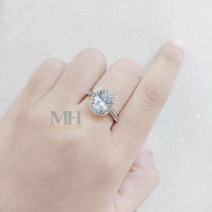 Milan House Julia - Ring By Milan House of Jewelry - Cincin Wanita Titanium CG5105