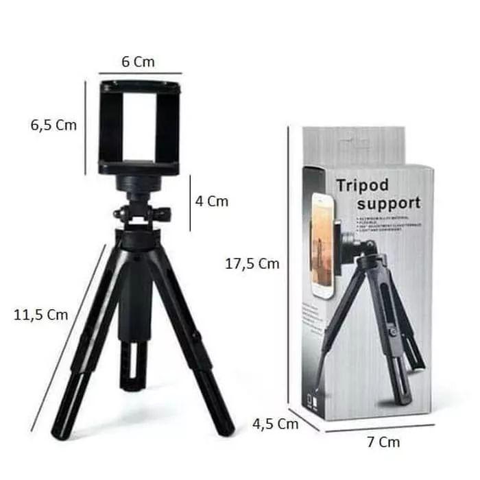 HD-30 TRIPOD SUPPORT MINI PHONE STAND HOLDER HD30  TATAKAN HP Murah