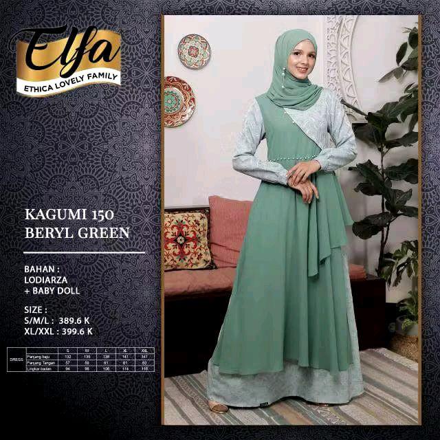KAGUMI 150 BERYL GREEN XL _ ETICHA FASHION