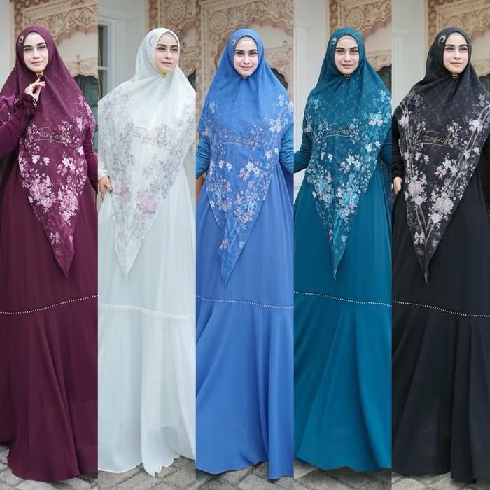 GAMIS SET ASKIA POLOSAN BY ZAHRANISYA HIJAB