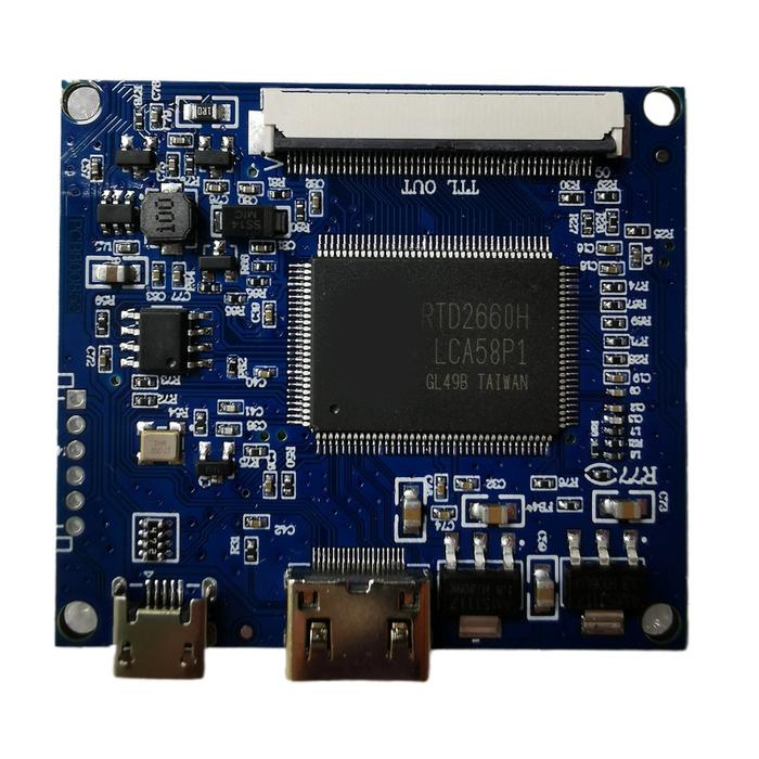 Rx Papan Driver LVDS LCD Monitor Universal 5V DIY Untuk TTL 50Pin