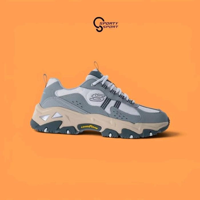 SEPATU SNEAKERS PRIA SKECHERS D’LITES HIKER (237420 LTGY)