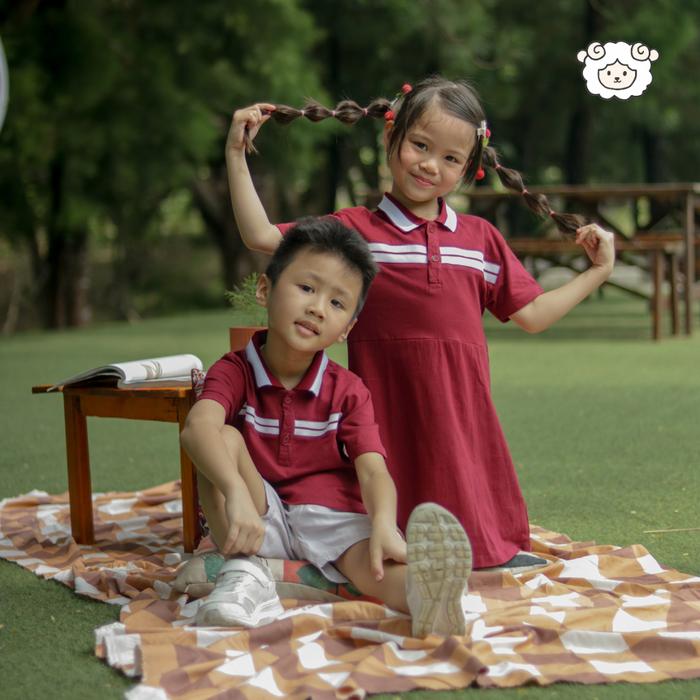 LYZORA – DINA Polo Dress Anak Perempuan Usia 2-10 Tahun