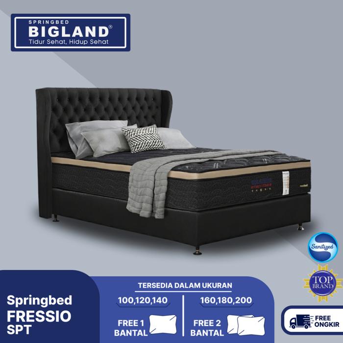 Springbed Fressio Single Plus Top by BIGLAND