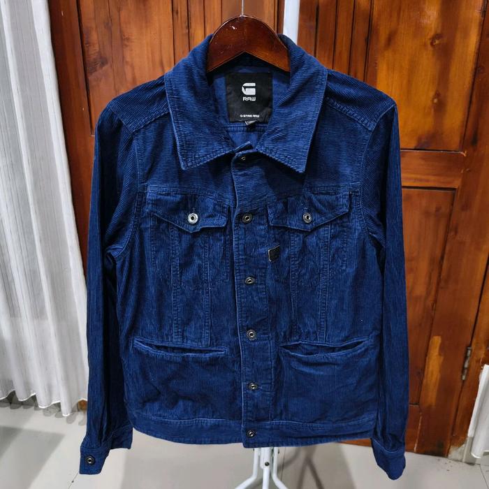 jaket trucker corduroy vintage gstar raw
