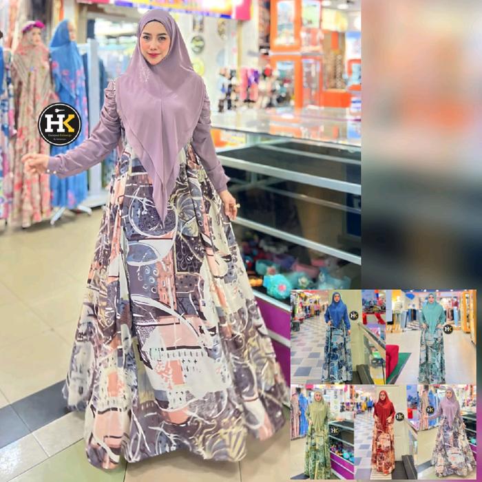 HK DERMAWAN REBECA  Baju Dress Gamis Rebecca Series HK By Dermawan. Nazra Sha