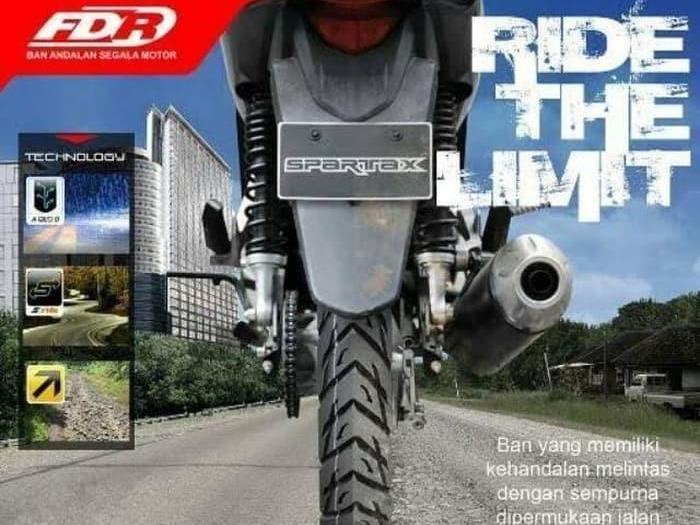 Ban Semi Offroad Trail FDR Spartax 70/90 ring 17 ban depan dual purpose motor bebek supra vega jupit