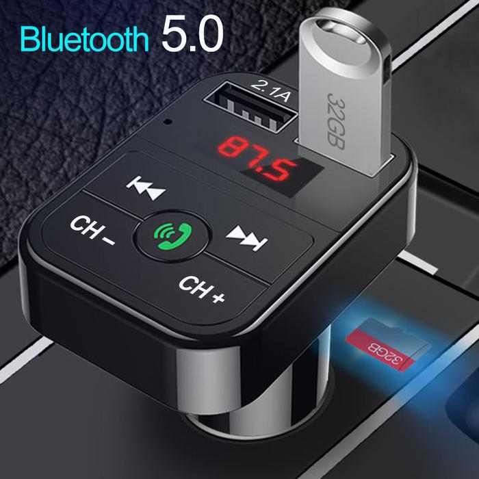 Car Hands-free Bluetooth 5.0 FM Transmitter for Hyundai Azera Equus
