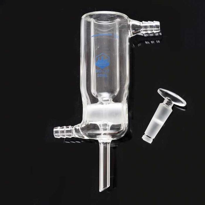 Double-jacketed Beaker 25ml Glass Piston Photocatalytic Reactor