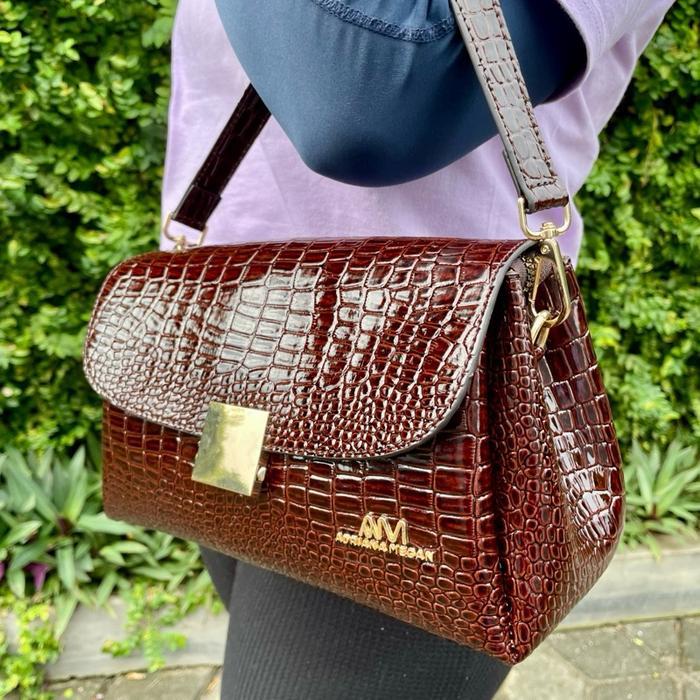 TAS WANITA CROCO SELEMPANG ADRIANA MEGAN KODE 953