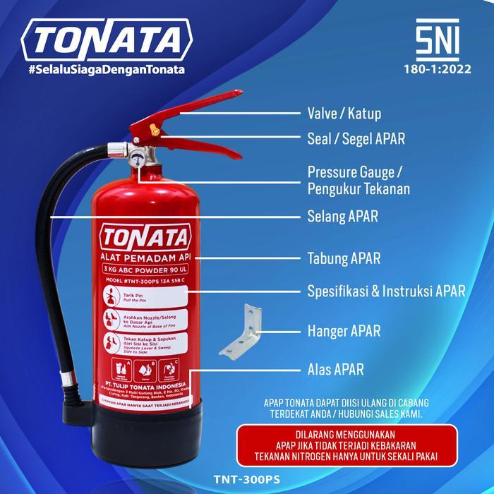 Flash Sale / [Best Seller] Apar 3Kg Tonata / Abc Powder / Set Komplit