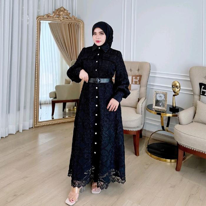 DRESS BROKAT IMPORT SHELLASAUKIA