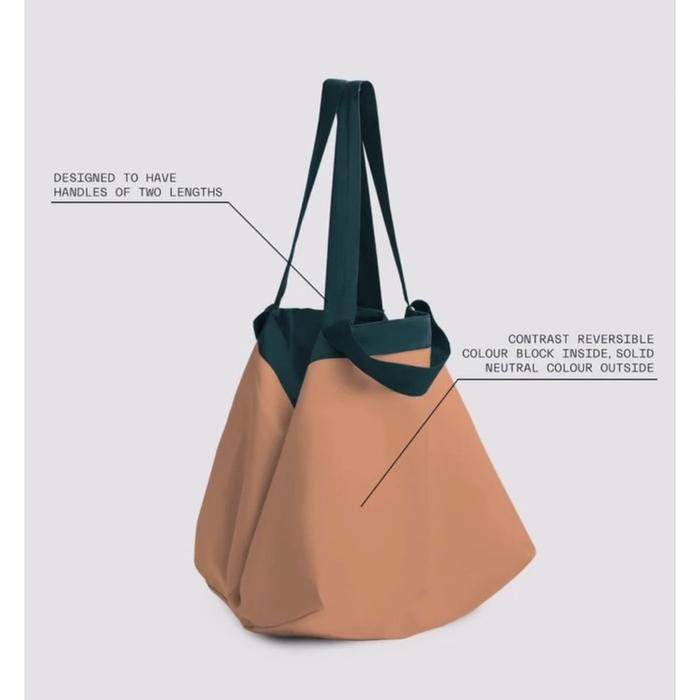 READY STOCK BEYOND THE VINES BTV Reversible Relaxed Bag/Tas tote bag nylon/tas jinjing kain nilon