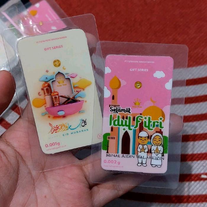 BABYGOLD EID SERIES IDUL FITRI 0,001 GR 0,002 GR EMAS MURNI 24K