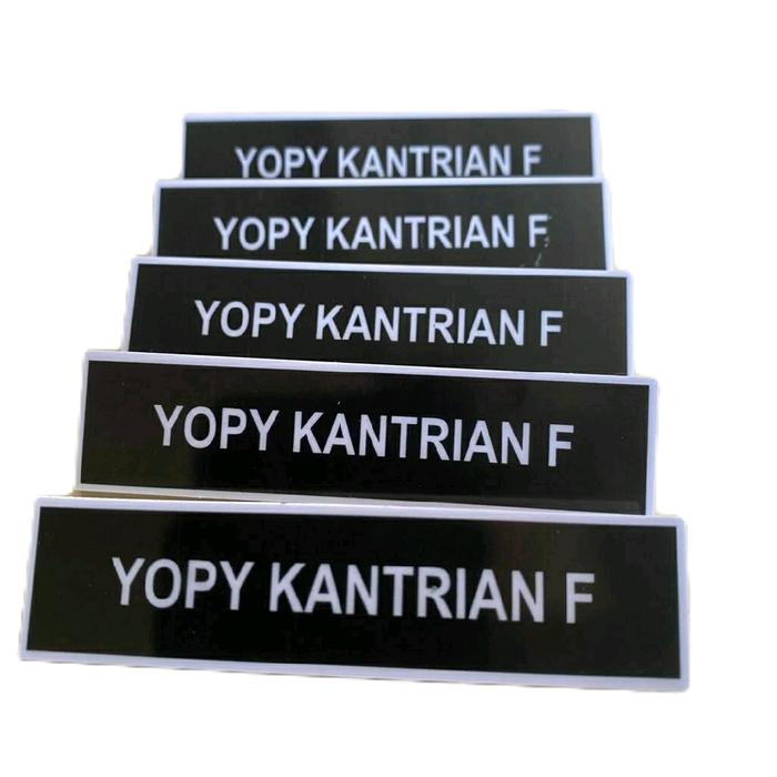 Name tag / papan Nama Dada / Acrilik / PAPAN NAMA MURAH | PAPAN NAMA AKRILIK | PAPAN NAMA AKRILIK MA