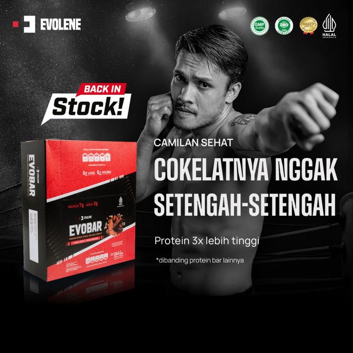 EVOLENE - PROTEIN BAR - EVOBAR COKLAT