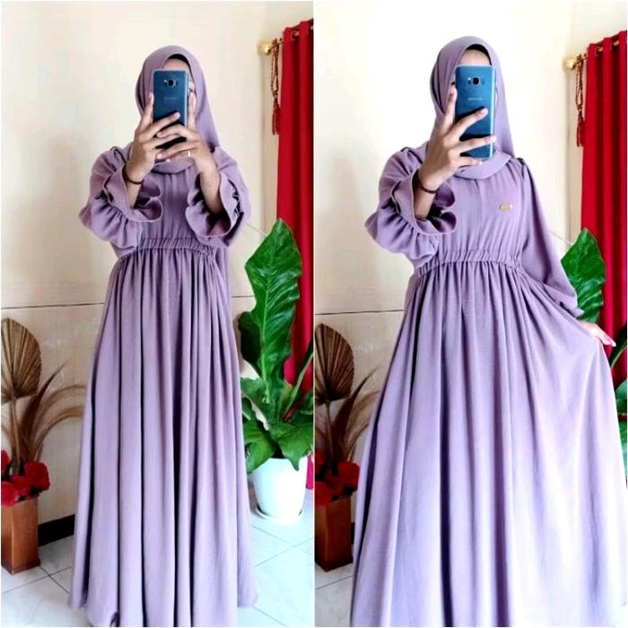 gamis Almira set pasmina Syari