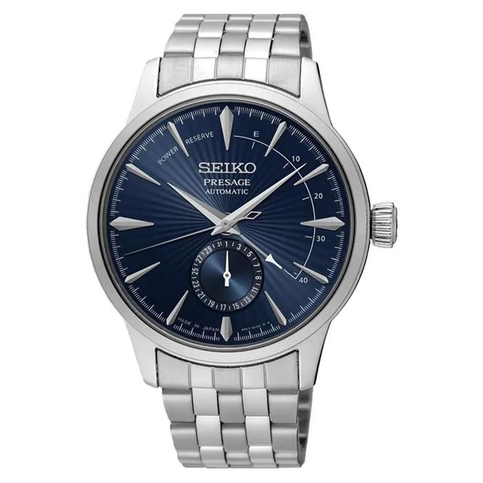 SEIKO Presage SSA347J1 Jam Tangan Pria Bluemoon Stainless Steel 40mm Tahan Air 5 ATM dengan Fitur Ta