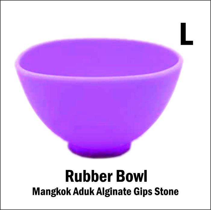 Dental rubber bowl alginate size L/mangkok aduk alginate/mangkok cetak