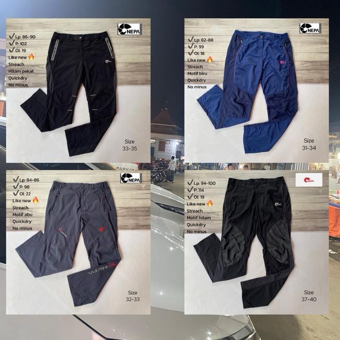 Celana outdoor full brand NEPA like new mantap