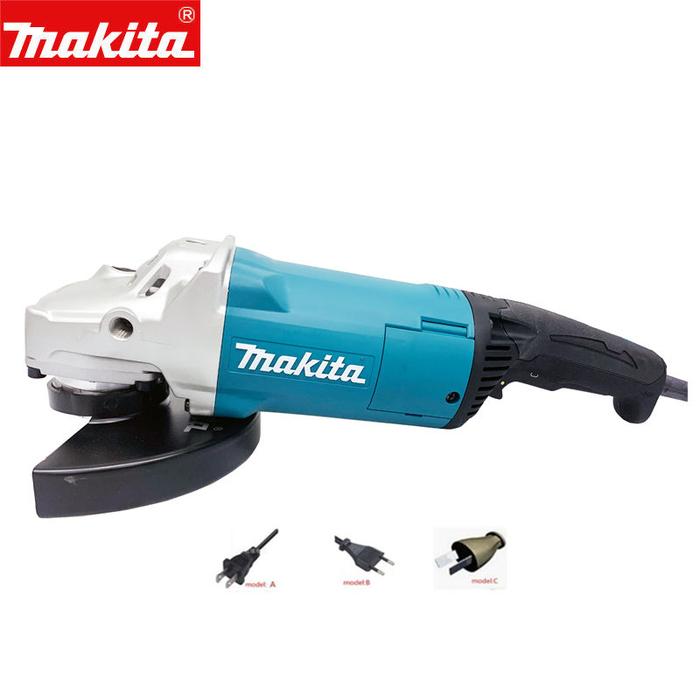 220-240V Makita GA7060 15-Amp 7-Inch 8,500-Rpm No Lock-On Switch