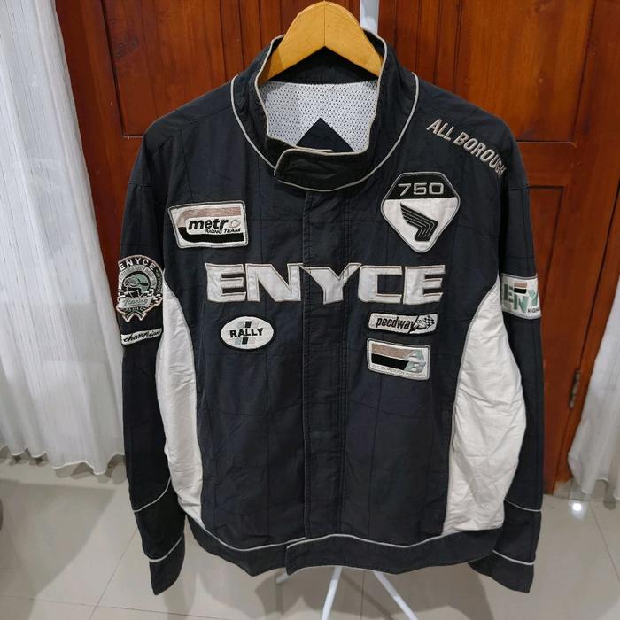 jaket vintage 90s racing hip hop style enyce