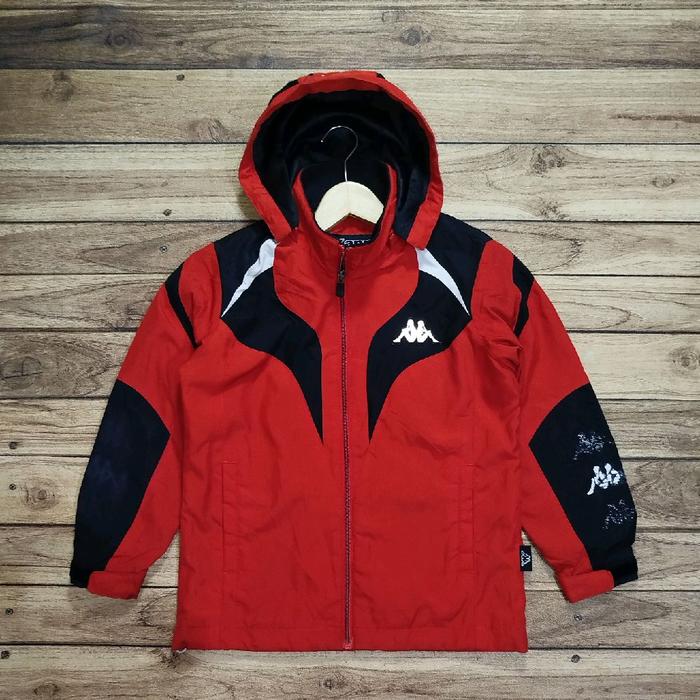 Windbreaker Jacket Kappa Kids size tag 120 ( 7-8 tahun)