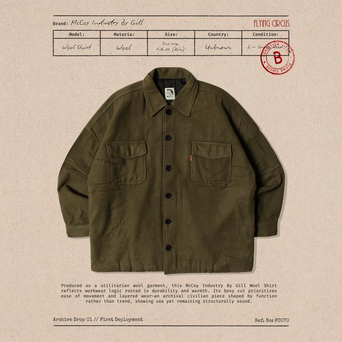 McCoy Industry By Gill Wool Shirt