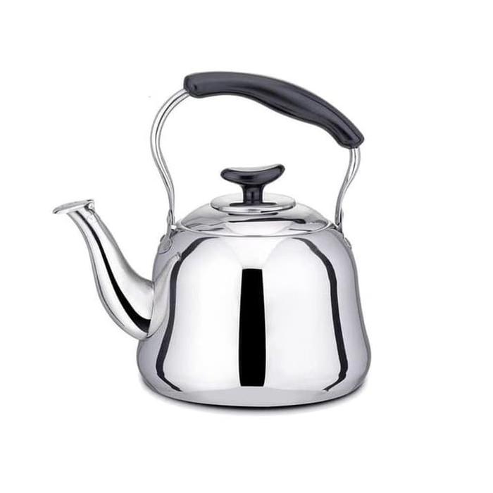 Teko Stainless 1.5 L / Ceret Bunyi Siul anti karat + saringan kopi teh