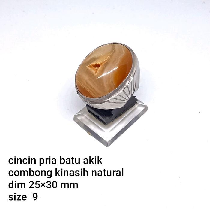 CINCIN BATU COMBONG  LUBANG 2 RING MONEL A2