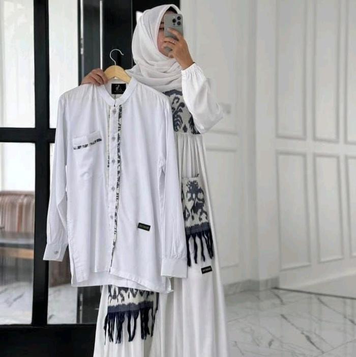 Anjani Store | Koko Putih Ethnic | Gamis putih Ethnic | Gamis Koko etnik | Couple