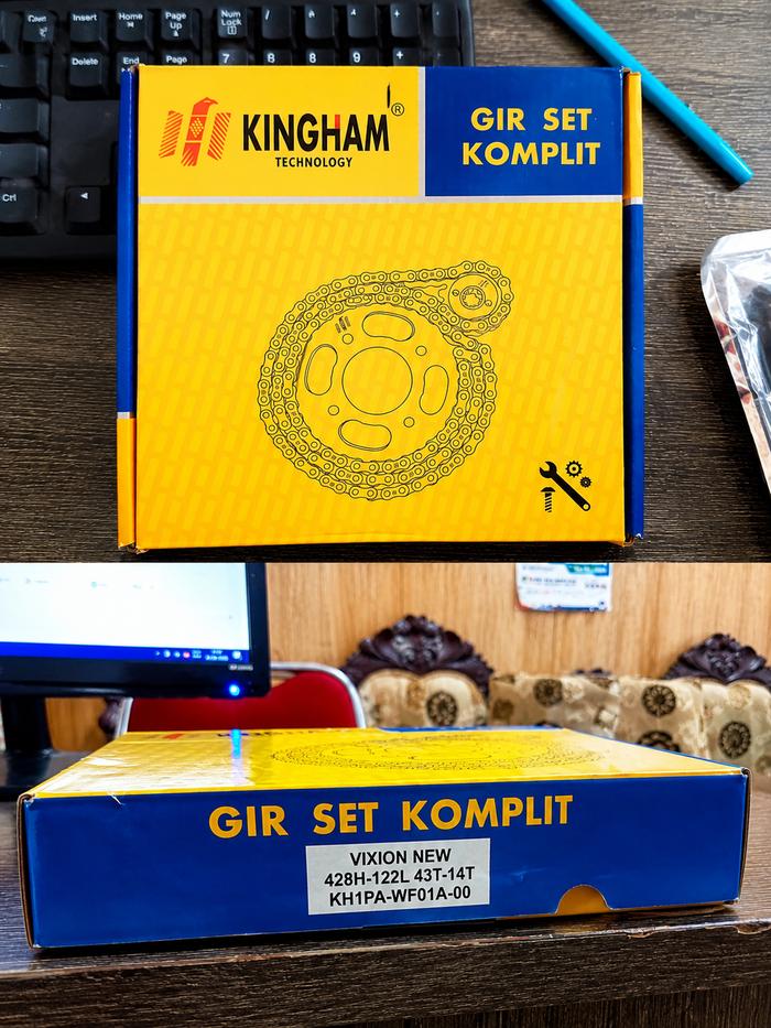 GEAR SET GIR SET VIXION NEW MEREK KINGHAM