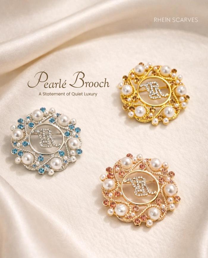 Pearle Brooch - Rhein Scarves