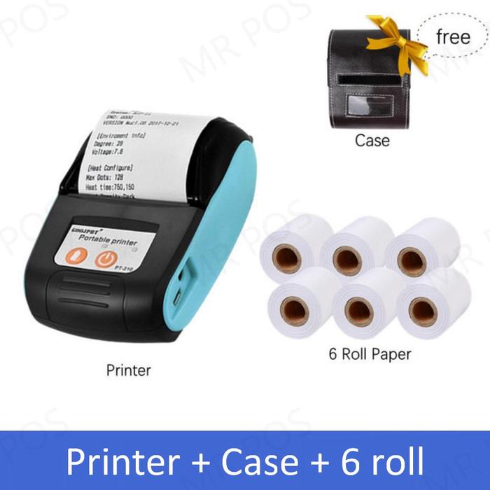 Wireless Mini Thermal Printers Portable Receipt Printer Thermal BT