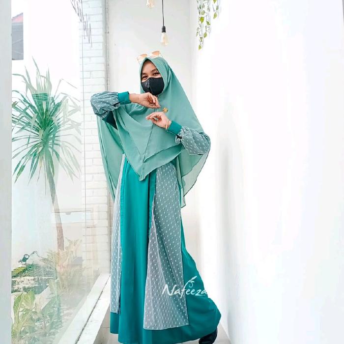 Gamis Anak Ibu Jahit Custom Baju Dress Muslimah Seragam Keluarga Setelan Sarimbit Katun Wanita Pasan