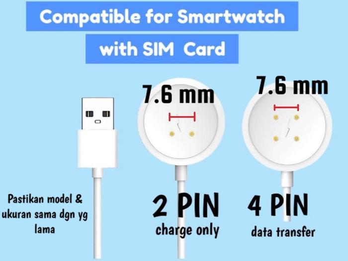 RC Kabel smartwatch kabel pengisi daya magnetis pengisi daya DS8/DW89/DW88/DW98/S12/S9 Ultra2/CDS9/T
