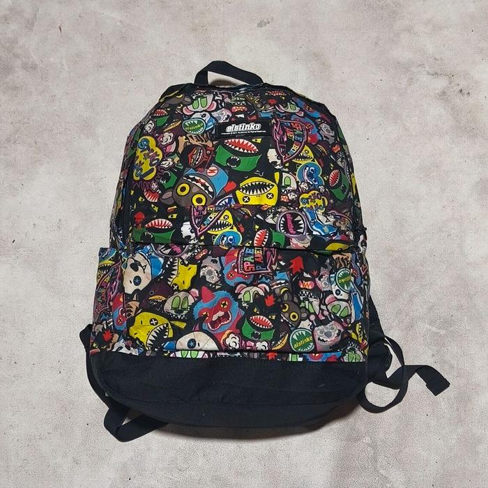 Tas ransel daypack elstinko fullprint bekas