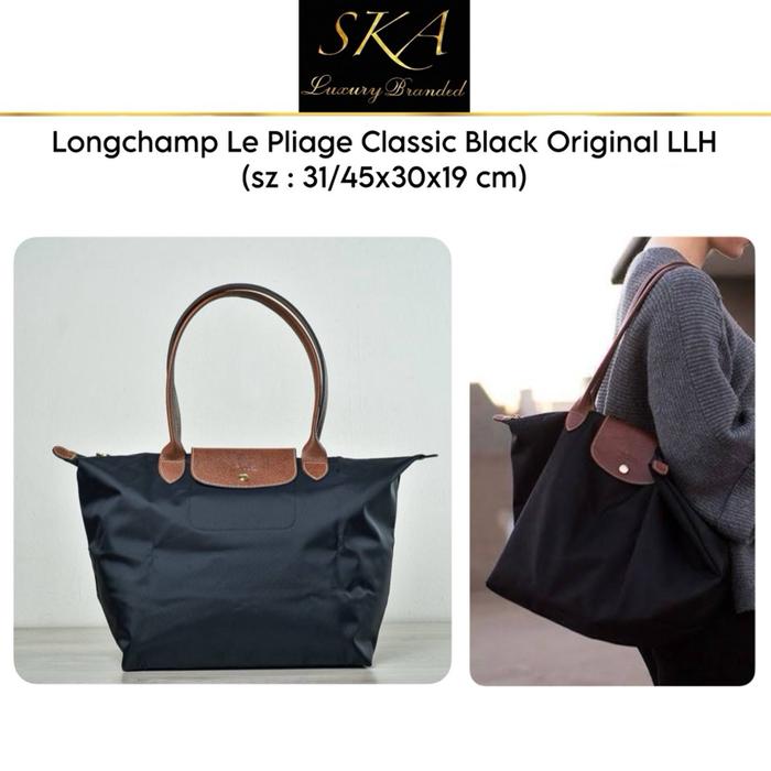 Longchamp Le Pliage Classic Black Original LLH