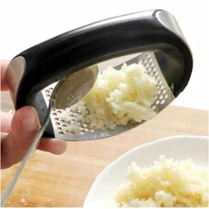 Garlic Presser Alat Penghancur Bawang Putih Stainless Parutan Bawang Onion Crusher Penggerus Bawang